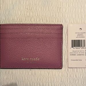 Kate Spade Mauve Card Holder